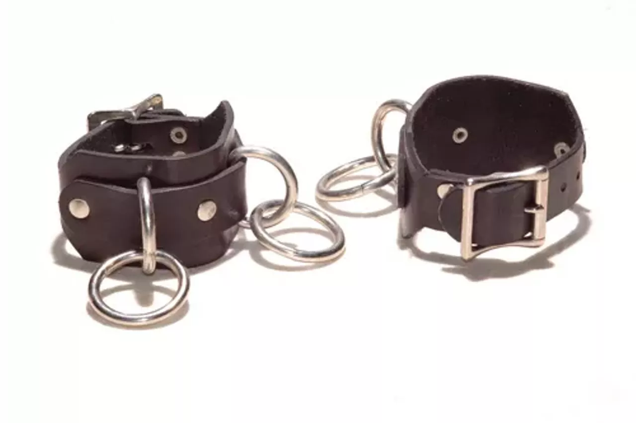 LEATHER RESTRAINTS BY RAPTURE .......... Tie ‘em up and keep ‘em in place with these bad boys. This isn’t your Holy See’s Rapture!
