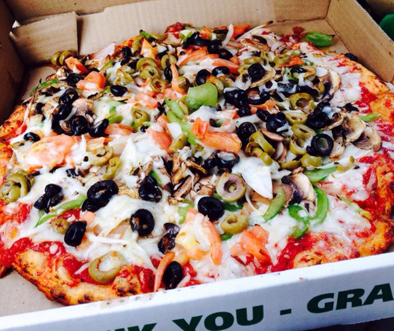 Gregg's Pizza and Bar-B-Q - 17160 Livernois Ave. 
This delivery and take-out spot is known for the fresh ingredients it uses to top its pizza.
(Photo via Yelp, ANDREA F.)