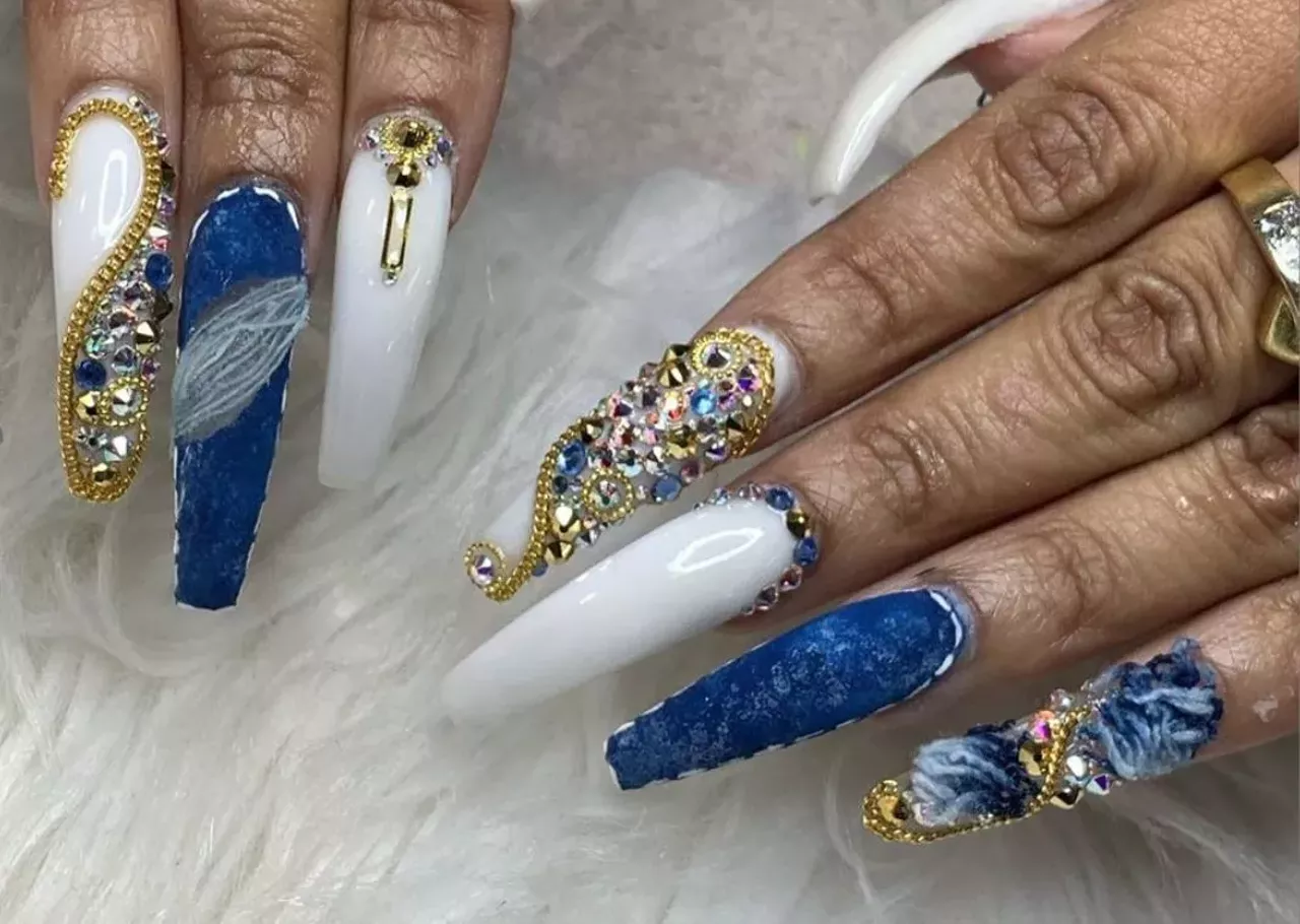 Kei Nail&#146;d It @kei_nailedit 7233 E. Nine Mile Rd., Warren Aside from Kei's detailed acrylics full of color and accessories, she also created Klaws Luxe Express Sets which are press-on nail sets people can buy and customize if they would like. Appointments can be booked through the link located in her Instagram bio. Photo via Kei Nail&#146;d It / Instagram 