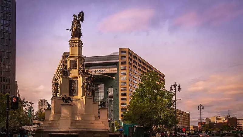 Michigan Soldiers’ and Sailors’ Monument Campus Martius Park, Detroit Unveiled in 1872, this monument is dedicated to Michigan’s sailors and soldiers killed during the Civil War. It was re-dedicated in 2005 following the completion of Campus Martius Plaza and those who died in wars since were also honored.