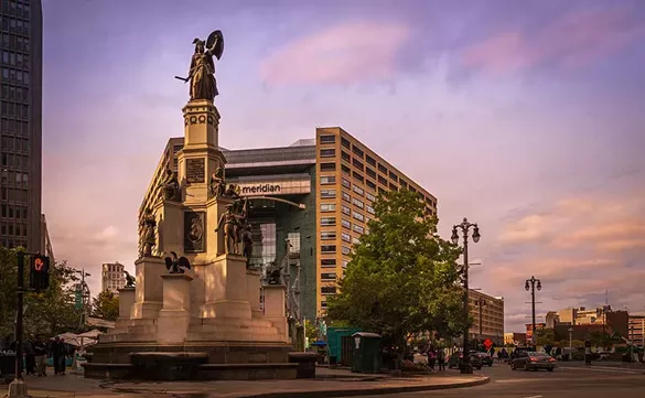 Michigan Soldiers’ and Sailors’ Monument Campus Martius Park, Detroit Unveiled in 1872, this monument is dedicated to Michigan’s sailors and soldiers killed during the Civil War. It was re-dedicated in 2005 following the completion of Campus Martius Plaza and those who died in wars since were also honored.
