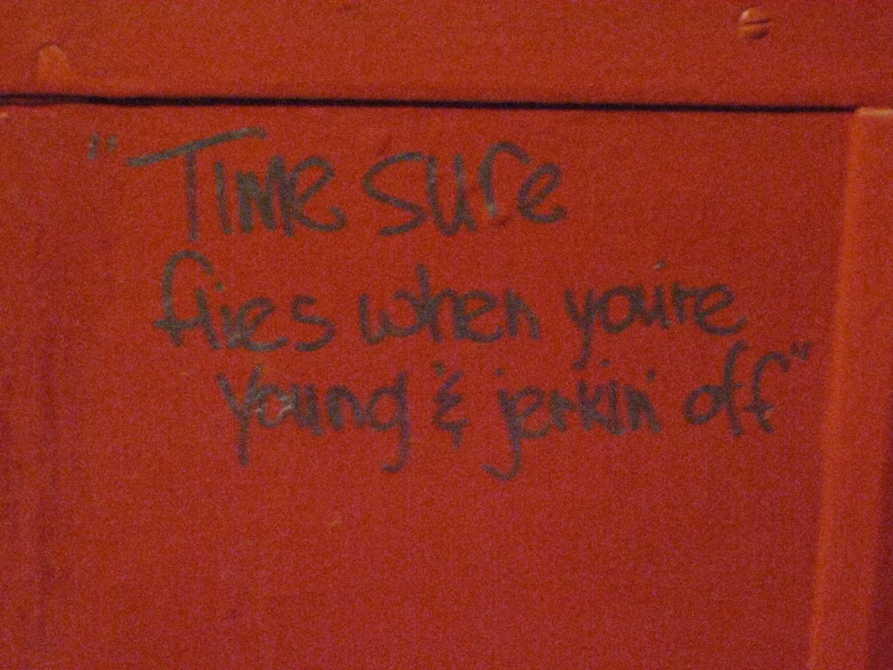 Truer words ...