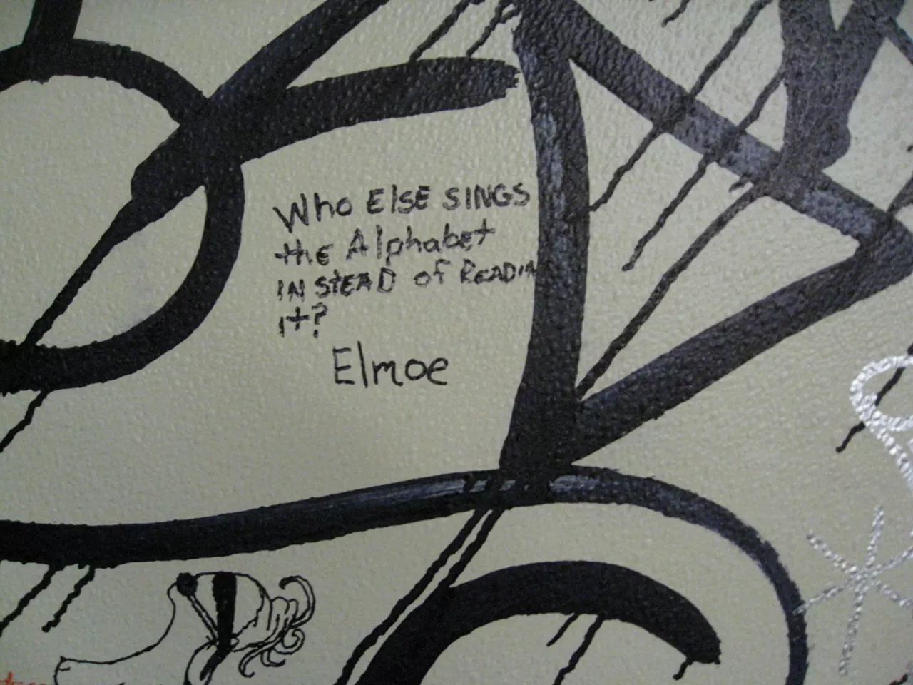We all do. Especially in the pisser, good and loud.