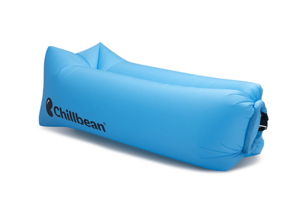 Chillbean Air, Chillbean, $89
810-333-1832; chillbean.com
Whether you&#146;re lounging on the lake or on the rocks or at Electric Forest, Chillbean&#146;s easy-to-inflate, parachute-nylon lounge chair ensures comfort, durability, and absolute chillness. (Photo courtesy of Chillbean)