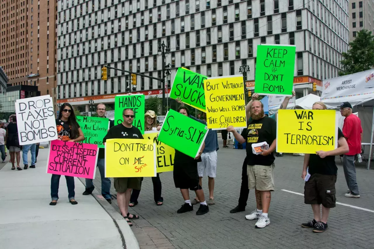 Protesters!