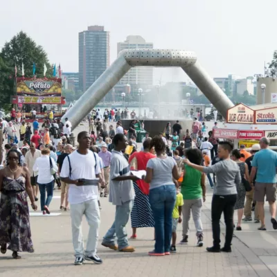 There are many, many, many food vendors at Jazz Fest, so come with an empty stomach.