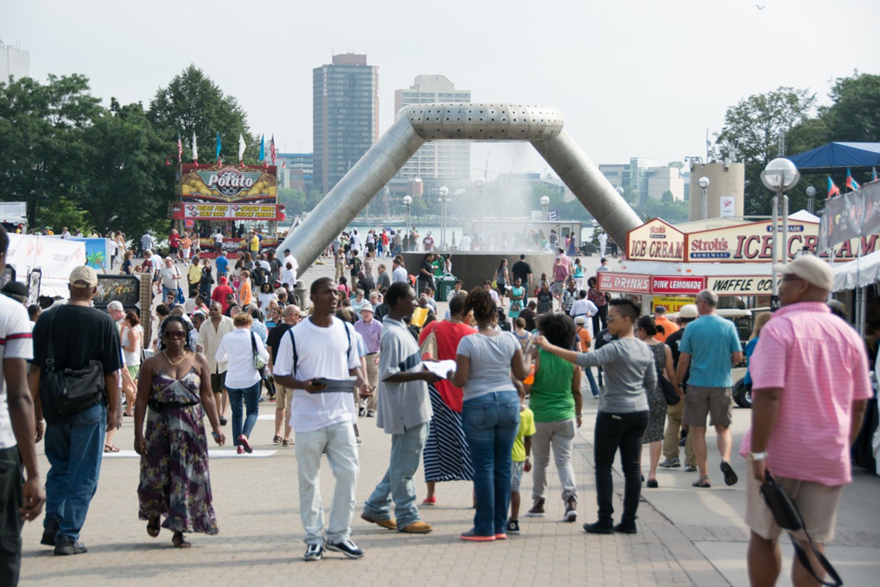 There are many, many, many food vendors at Jazz Fest, so come with an empty stomach.
