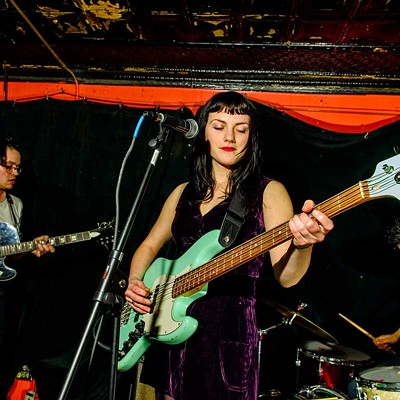 Prude BoysBumbo’s (Friday, 12:15 a.m.) A power trio of Hamtramck favorites, led by the enthralling vibrato-curled lead vocals of Caroline Thornbury, blending riffy indie-rock and melodic punk with indelibly groovy rhythms that you could either dance to or swoon to — your choice!