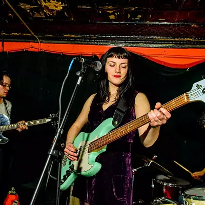 Prude Boys Bumbo’s (Friday, 12:15 a.m.) A power trio of Hamtramck favorites, led by the enthralling vibrato-curled lead vocals of Caroline Thornbury, blending riffy indie-rock and melodic punk with indelibly groovy rhythms that you could either dance to or swoon to — your choice!