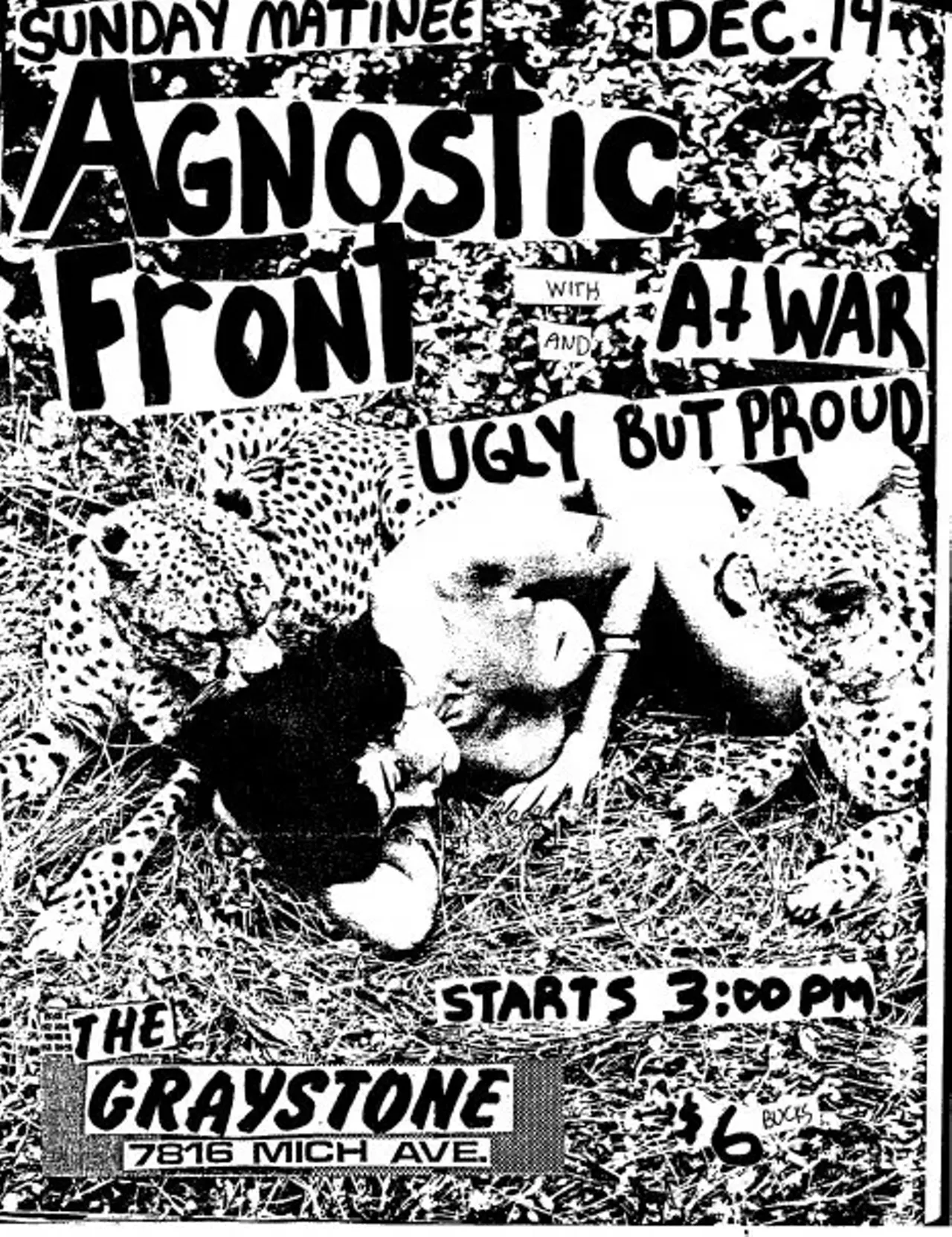 Graystone Hall -- Not to be confused with the venerable (and much grander) Graystone Ballroom, the Graystone was a small venue and social hall on Michigan Avenue. In the early 1980s, it had hosted shows by the Circle Jerks, Black Flag, the Big Boys, Necros, Negative Approach and even the final performance of the Misfits in October 1983. Then, as the first-wave hardcore scene died down, the action moved elsewhere.