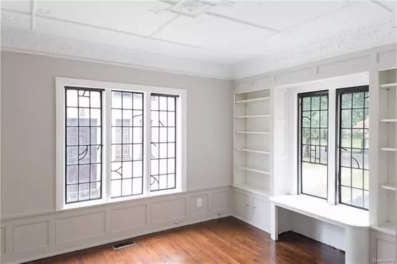 3290 Sherbourne Rd, Detroit, MI 48221. $499,999 Sherwood Park, six beds, 3 baths, 5,300 sqft. Pictured: office Photos via Source Realty Management Group
