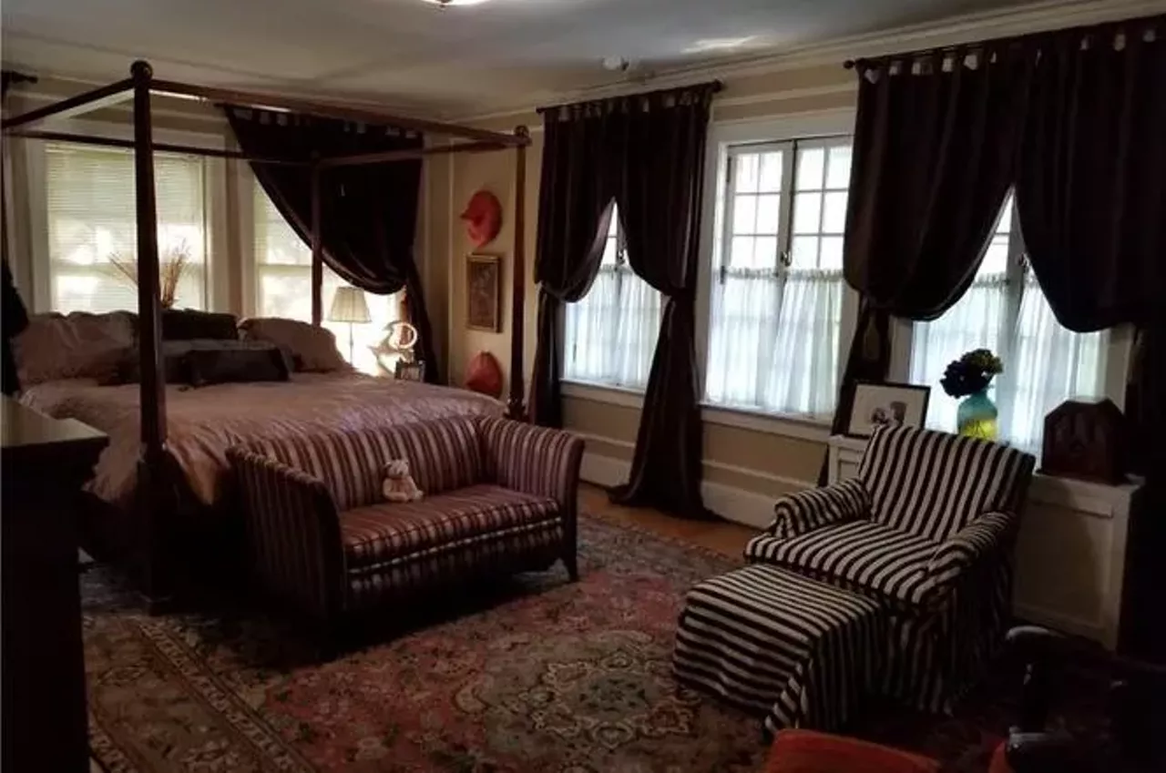  736 Chicago Blvd N. Detroit, MI 48202; $650,100 Boston-Edison Historic District, six beds, four baths, 5,100 sqft. Pictured: master bedroom Photos via Angela Jackson, EXP Realty LLC-Troy