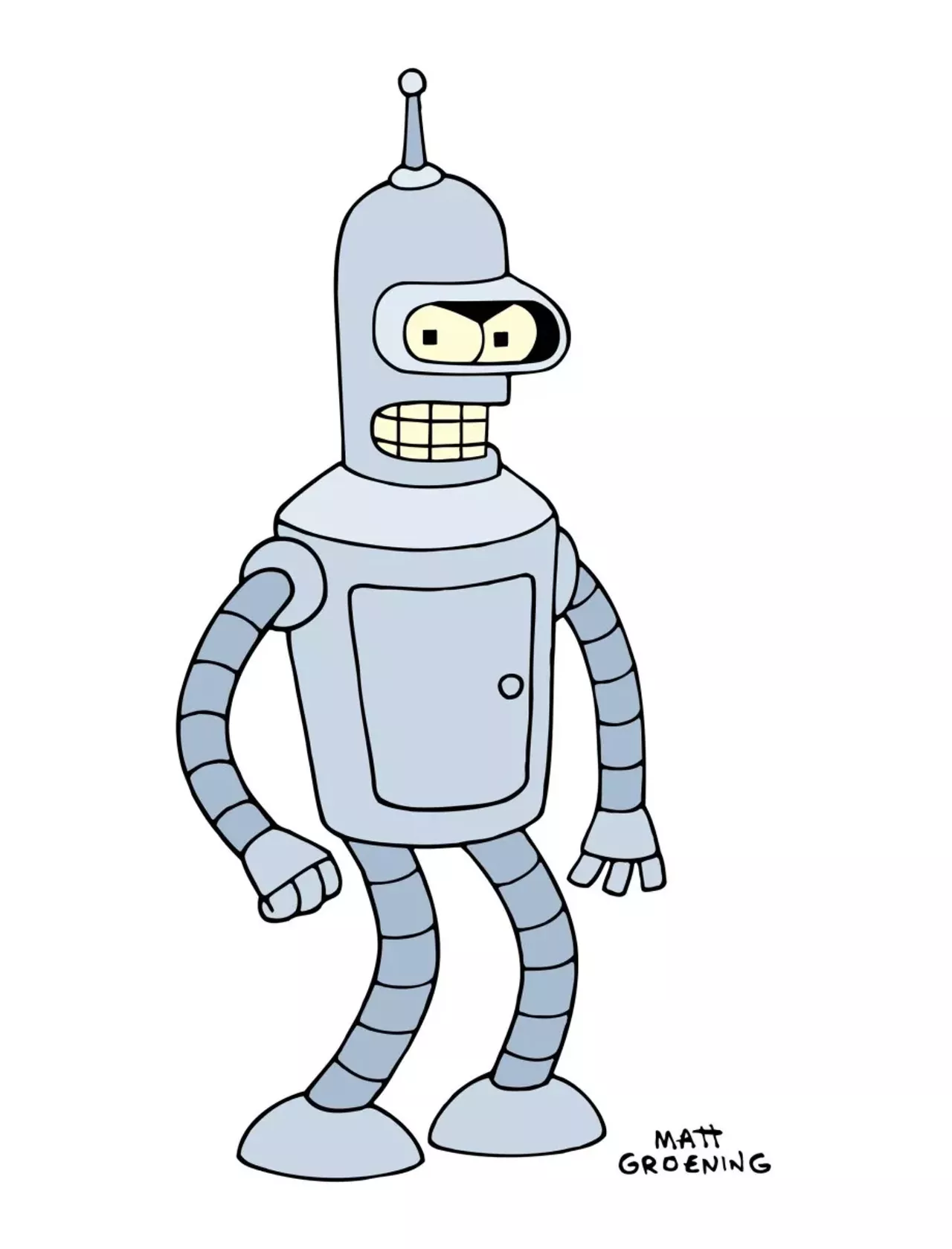John DiMaggio (Bender) DiMaggio has also been the voice of Jake the Dog on Adventure Time, but he’ll probably always be known as the voice of Bender, the objectionable and obnoxious but ultimately loveable robot from Futurama. Our favorite Bender line, “Stupid can opener! You killed my father, and now you've come back for me!”