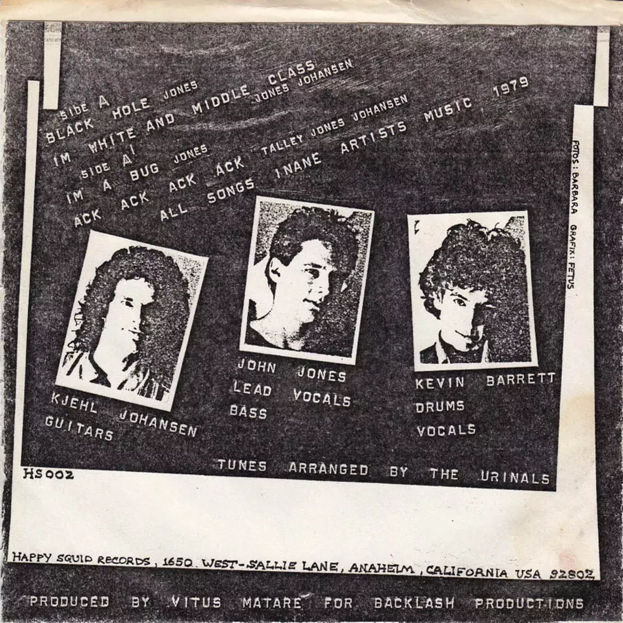 Friday, 5/27 - The Urinals @ UFO Factory - Surely by now, we all know the basic origin story for this enormously catchy and excellent Los Angeles punk band. Their first show was assembled as a parody of punk, for a talent show at the dorm they lived in at UCLA in 1978. But their fun, artsy, short, two-chord songs that were rarely longer than 90 seconds long were so good, that they continued as a band &#151; going on to release some of the finest DIY genius 7 inches in all of musical history, self-released on their own Happy Squid label. The reformed Urinals are charming, loud, and entirely awesome; slip away from Trip Metal Fest for this. Doors at 9 p.m.; 2110 Trumbull St., Detroit; ufofactory.com; $10.