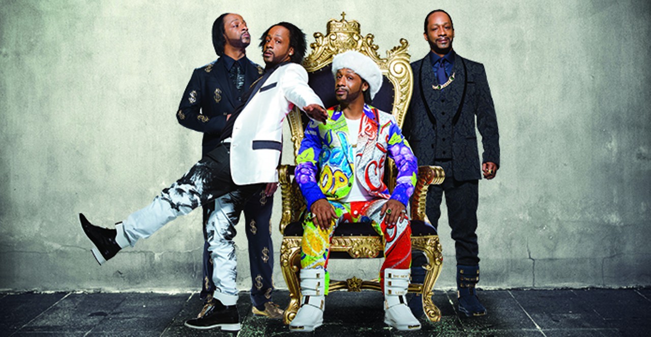 Saturday, 2/13 -
Katt Williams
@ Joe Louis Arena -
If Valentine&#146;s Day brings about some sad feelings, grab a friend and watch Katt Williams for some guaranteed laughs. The triple-threat star is stopping by Detroit on his Conspiracy Theory tour, bringing light to controversial and perhaps even offensive topics. The actor, rapper, and comedian officially returned to the stand-up stage after pursuing other endeavors in film and music in 2012. The Denver Post described Williams&#146; stage persona as &#147;between a possessed rival preacher and Looney Tunes&#146; Tasmanian Devil,&#148; which is sure to make for an interesting comedy show. 
Starts at 8 p.m.; 19 Steve Yzerman Dr., Detroit; 800-745-3000 olympiaentertainment.com; tickets start at $52.