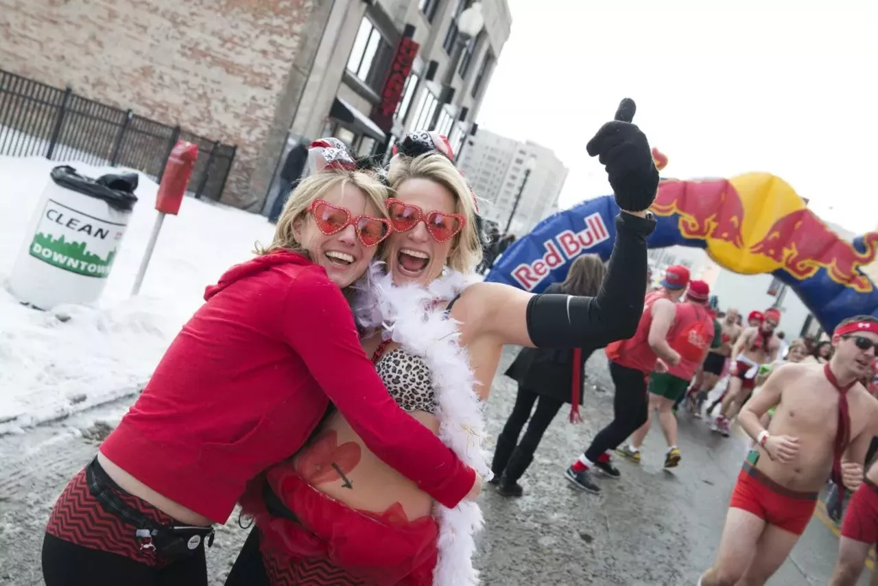 Saturday, 2/13 - Cupid&#146;s Undie Run @ The Fillmore - This Saturday it&#146;s OK to leave your house in just your underwear&#133; as long as you&#146;re taking part in the annual 1.5-mile Cupid&#146;s Undie Run. Proceeds benefit a good cause -&#151; the Children&#146;s Tumor Foundation -&#151; hoping to stop NF, a genetic disorder that causes tumors to grow on nerves throughout the body. The Undie Run provides an opportunity to break in that new Valentine&#146;s Day lingerie and party, drink, and dance in the middle of the street in your best undies. It&#146;s a win-win -&#151; helping a good cause while having a good time. Doors open at noon; run starts at 2 p.m.; 2115 Woodward Ave., Detroit; cupidsundierun.com/city/detroit; $55 to register.