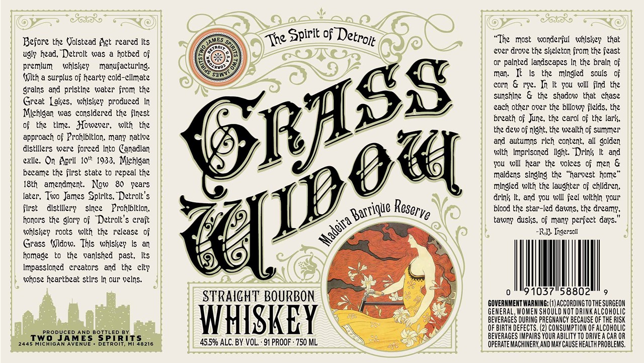 Grass Widow Bourbon -- Tell him it's smooth and satisfying, just like he is. $59.99 (Two James Spirits)