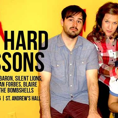 Thurs., Dec. 26: The Hard Lessons. The Hard Lessons has been around for 10 years now and, while the band certainly has its detractors across various blog sites, it’s still going strong. Things have changed: Core duo and bona fide couple Augie and Korin Visocchi have a baby now — something that must have seemed an eternity away when they formed the band at Wayne State University. This St. Andrew’s show has become something of an annual event, and now that the pair has become a trio, so to speak, you can expect them to get all fuzzy and festive amid the power rock ’n’ roll chaos. St. Andrew’s Hall. Doors at 8 p.m.; $12.50