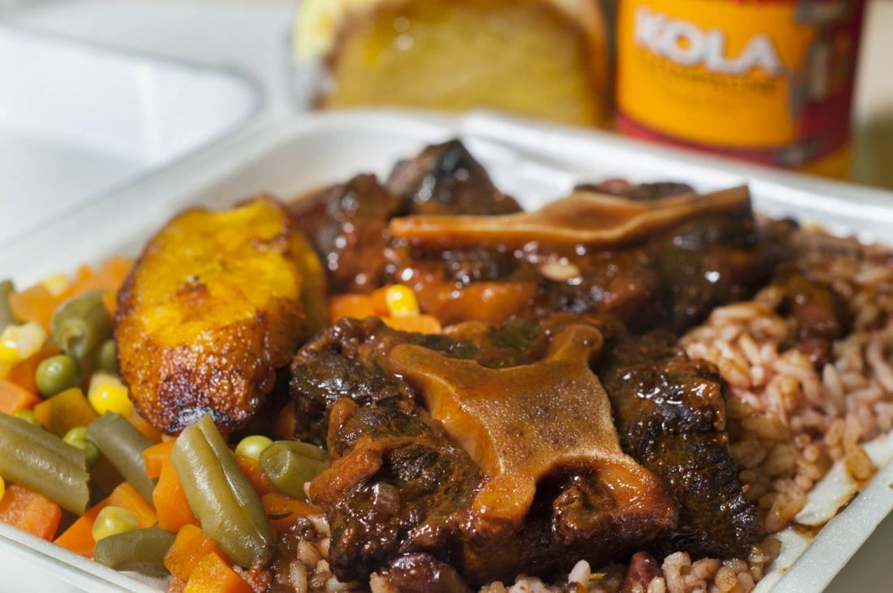 Jamaican oxtail from Caribbean Citchen.