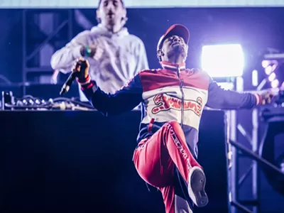 Danny Brown performs at the Majestic Theatre for the annual Bruiser Thanksgiving.