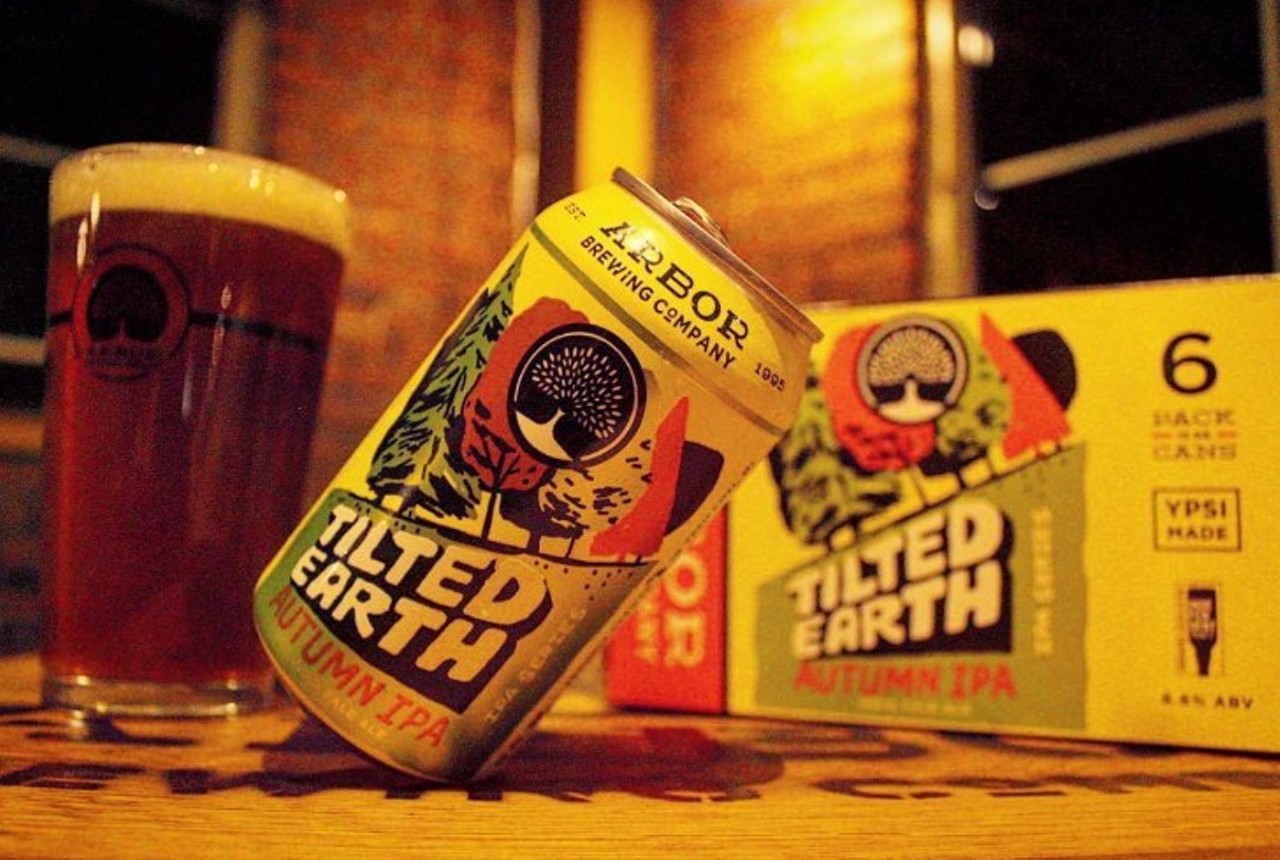 Arbor Brewing Company&#146;s Tilted Earth Autumn IPA
Ann Arbor - 6%
Red in color, Arbor Brewing Company&#146;s Autumn edition of their Tilted Earth IPA is hoppy with notes of tangerine, and stone fruit and a woodsy finish that will make you wish autumn lasted all year long. 
Photo courtesy of @arborbrewingco