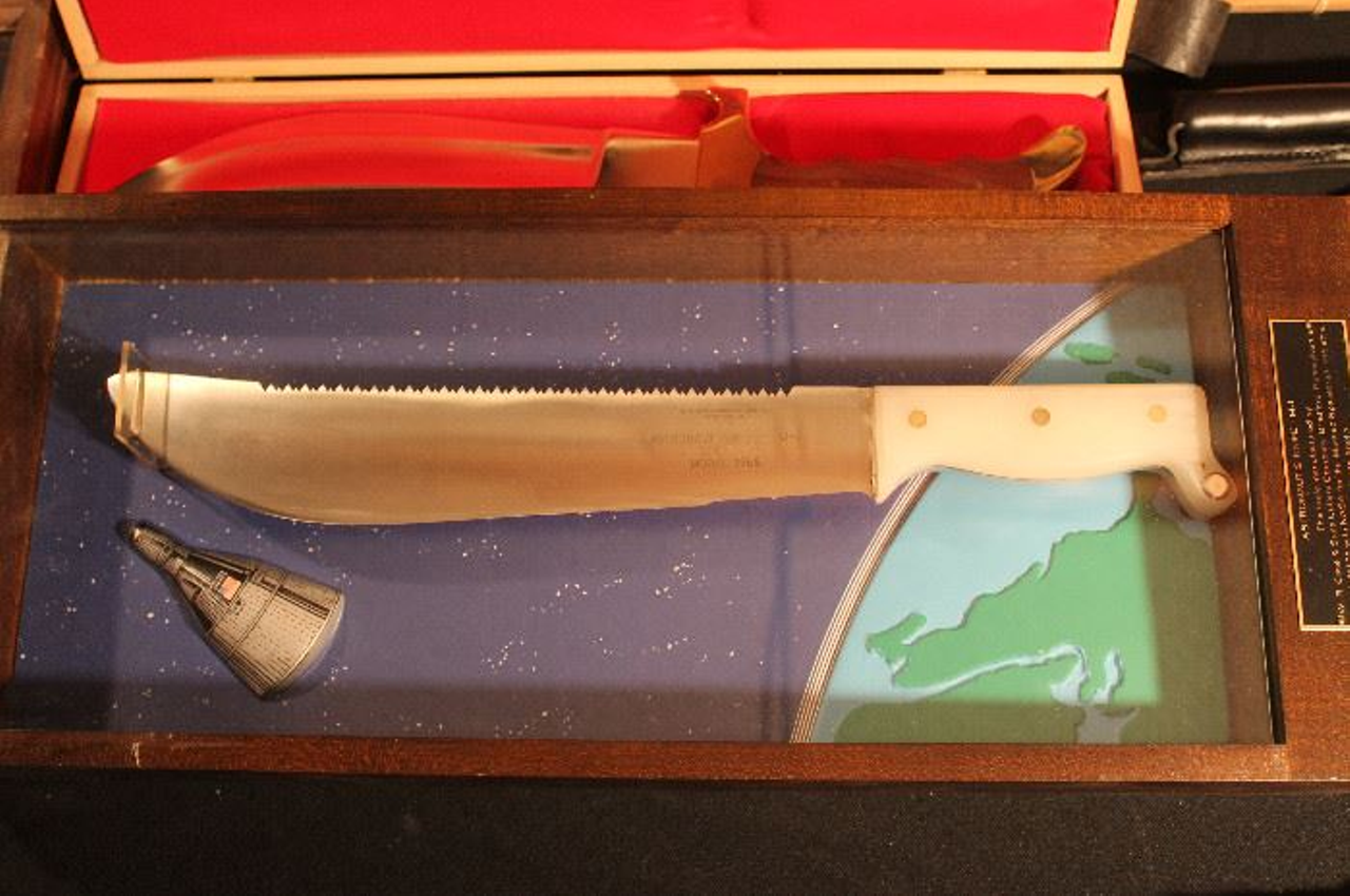 Because every weapon aficionado needs a commemorative astronaut knife.