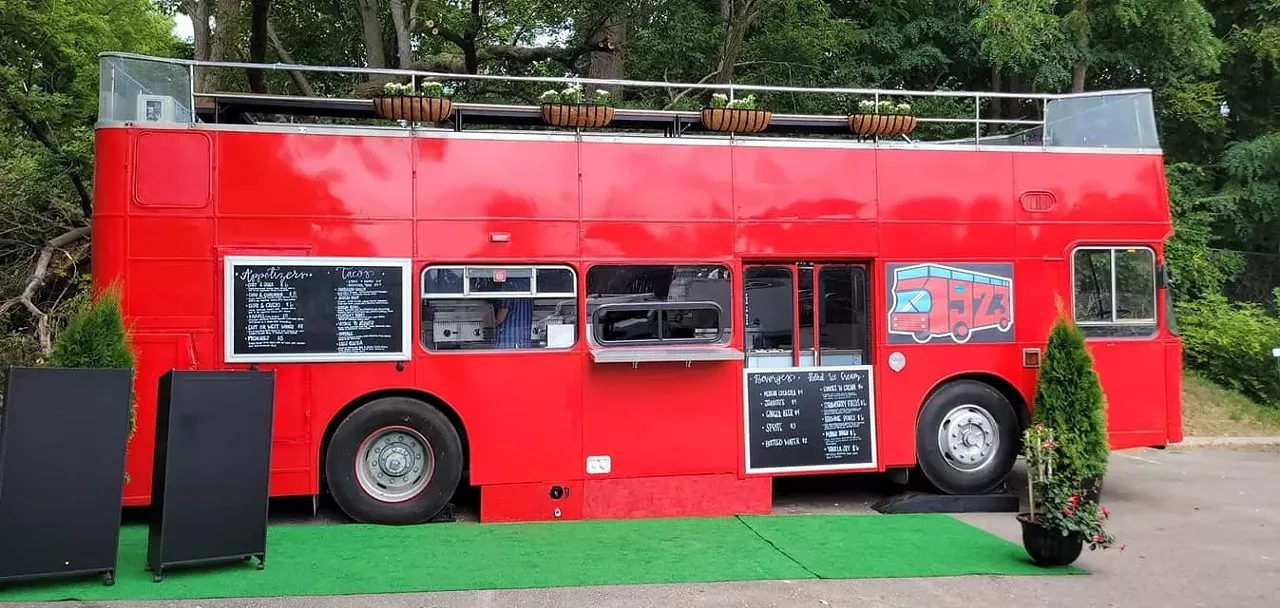 1923 552 S. Main St.; 734-934-0969; 1923.llc This completely gluten-free taco truck is a London double-decker bus transformed into a restaurant. It’s got outdoor patio seating on the top level, great food, and rolled ice cream.