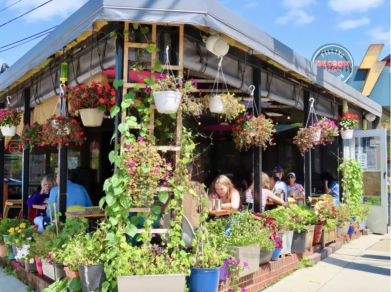 Detroit Street Filling Station
300 Detroit St.; 734-224-8262;  thelunchrooma2.com/detroit-street-filling-station-1 
For the vegans and vegetarians specifically, this spot is for you. The restaurant provides nice outdoor patio seating and an array of plant-based appetizers and meals.