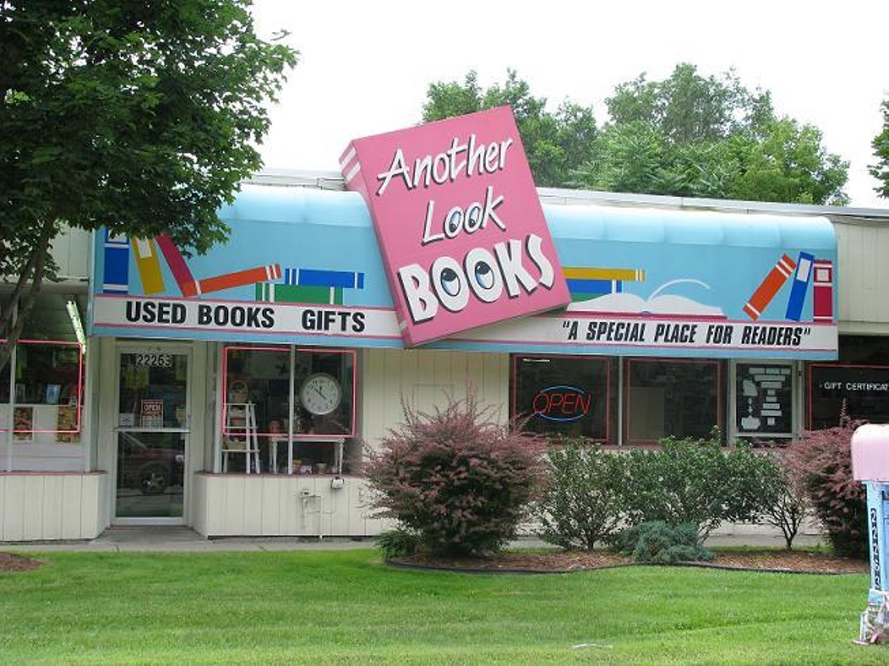 Another Look Books
With a giant bright pink sign of a giant book and a catchy name, Another Look Books is the perfect place to find used and new books in Taylor. The atmosphere is super cozy, and the staff is super nice and will remind you of your sweet ole grandma. And for fans of adult coloring books, they have a special collection of many different coloring books. New books can sometimes be 20% off and old ones are usually 50% off. 22263 Goddard Rd, Taylor. (Photo credit: Another Look Books, Facebook)
