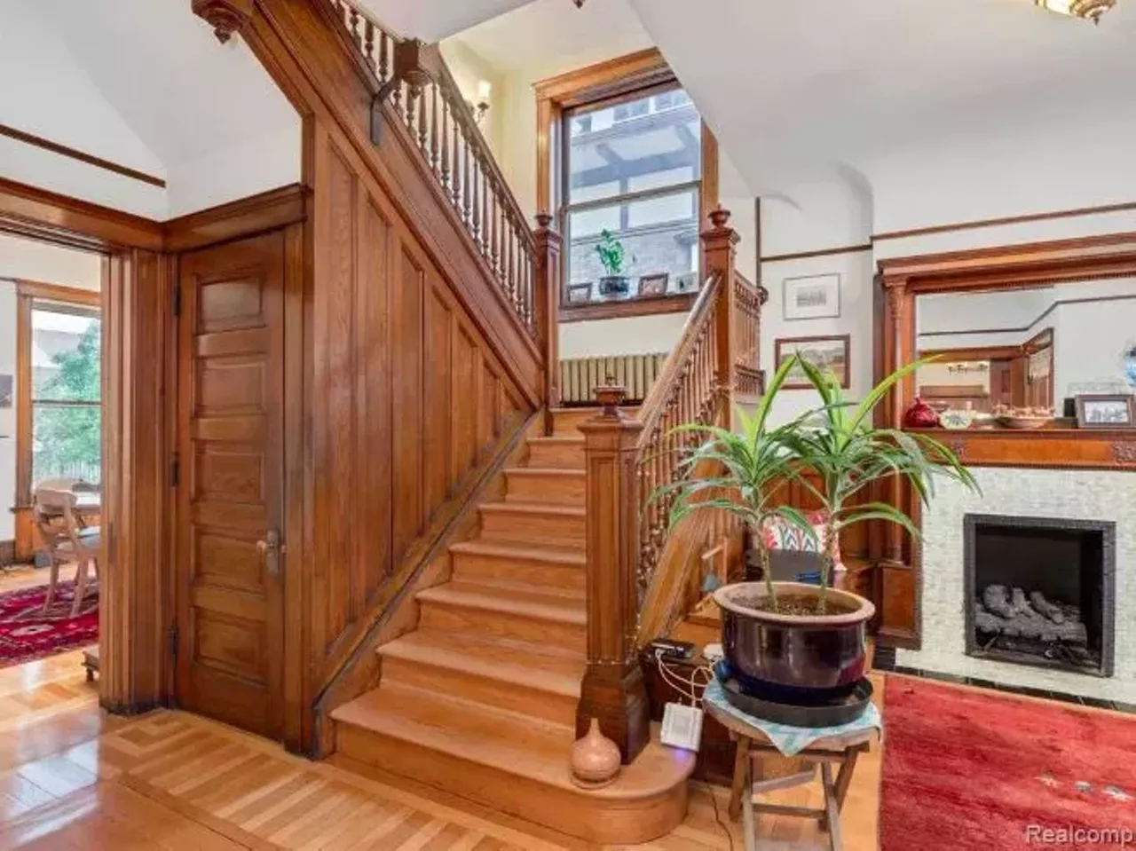 Museum-Adjacent Accommodations $549,900 140 Virginia Park St. In addition to views of the Fisher Building, this restored mansion also has original woodwork, doors, and floors. The dining room and two spacious living rooms are perfect for entertaining, and the original fireplaces keep the home cozy. Outfitted with a butler&#146;s pantry, en suite bathrooms, and a new outdoor patio, this historic home offers elegance and comfort just a few minutes from the Detroit Institute of Art. Photo via Trulia