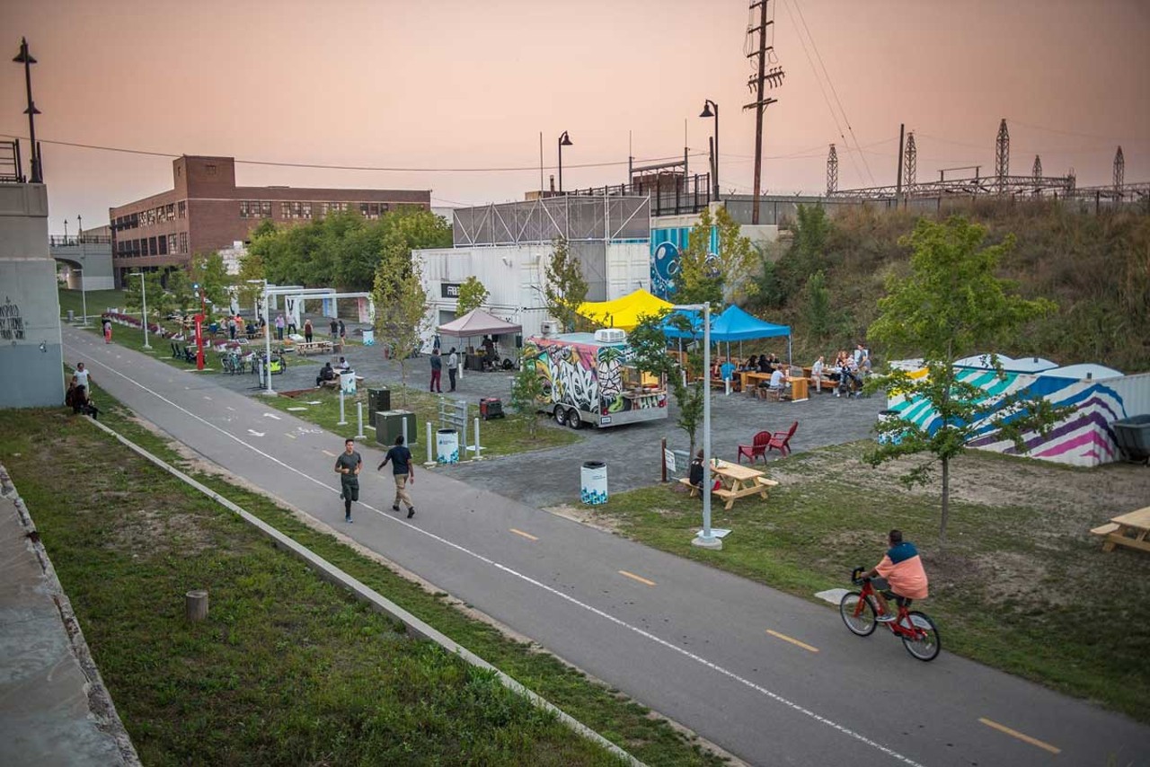 Bike the Dequindre Cut
Dequindre Cut Greenway, Detroit
Grab your bikes, race each other down the Dequindre Cut, and enjoy the artwork along the pathway. It's a great way to keep fit, explore the city and enjoy the brisk autumnal air. Cute date selfie optional, but encouraged. It's free!