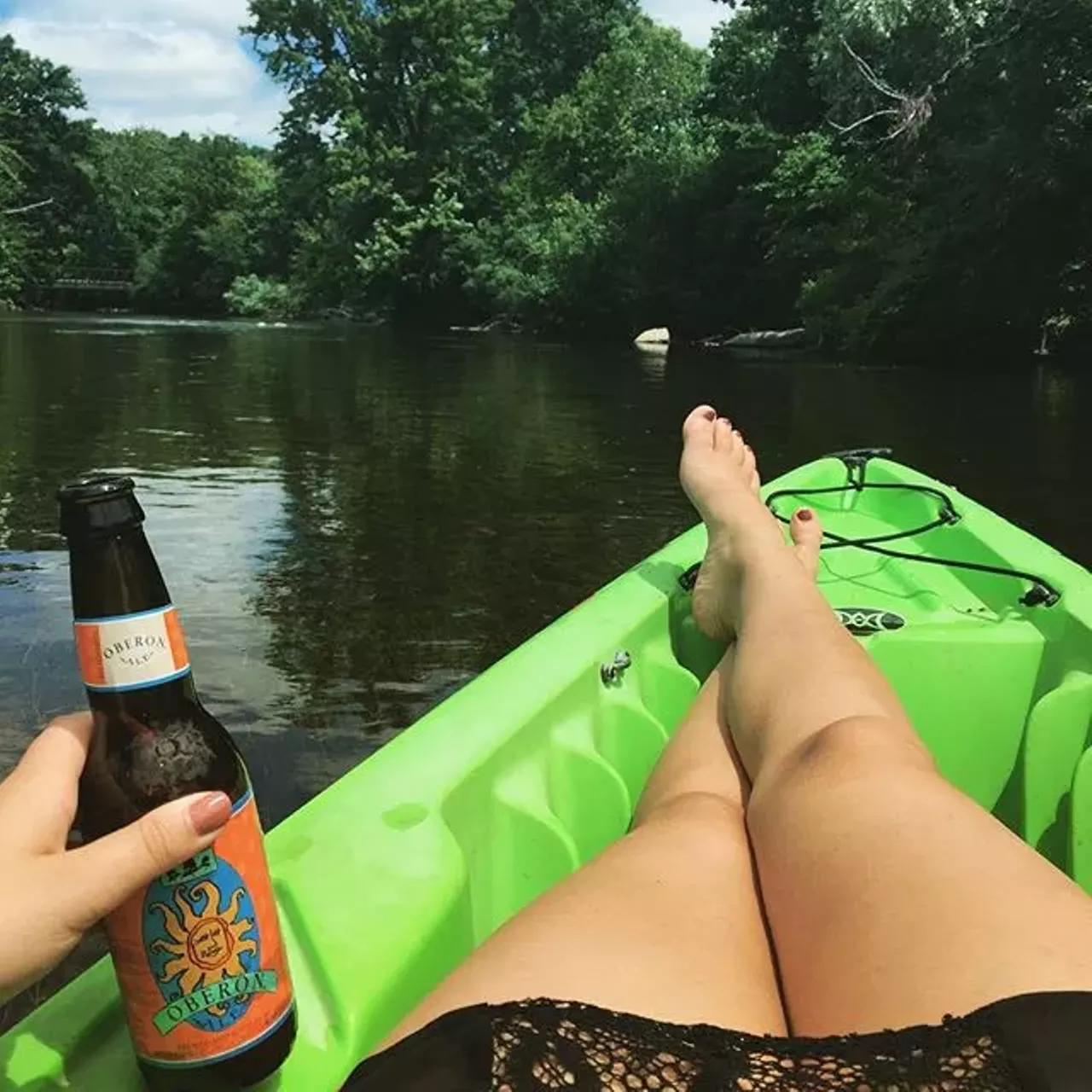  Huron River 1055 Longshore Dr, Ann Arbor Nothing beats a lackadaisical day on the river, be it in a tube, canoe or boat. Well, maybe one thing does- being in an enhanced state of mind in a tube, canoe or boat. Next time it&#146;s hot, grab a rack of your beer of choice and float the day away. Just don&#146;t forget the sunscreen and koozies. (Photo credit: @caitrosie89, Instagram)