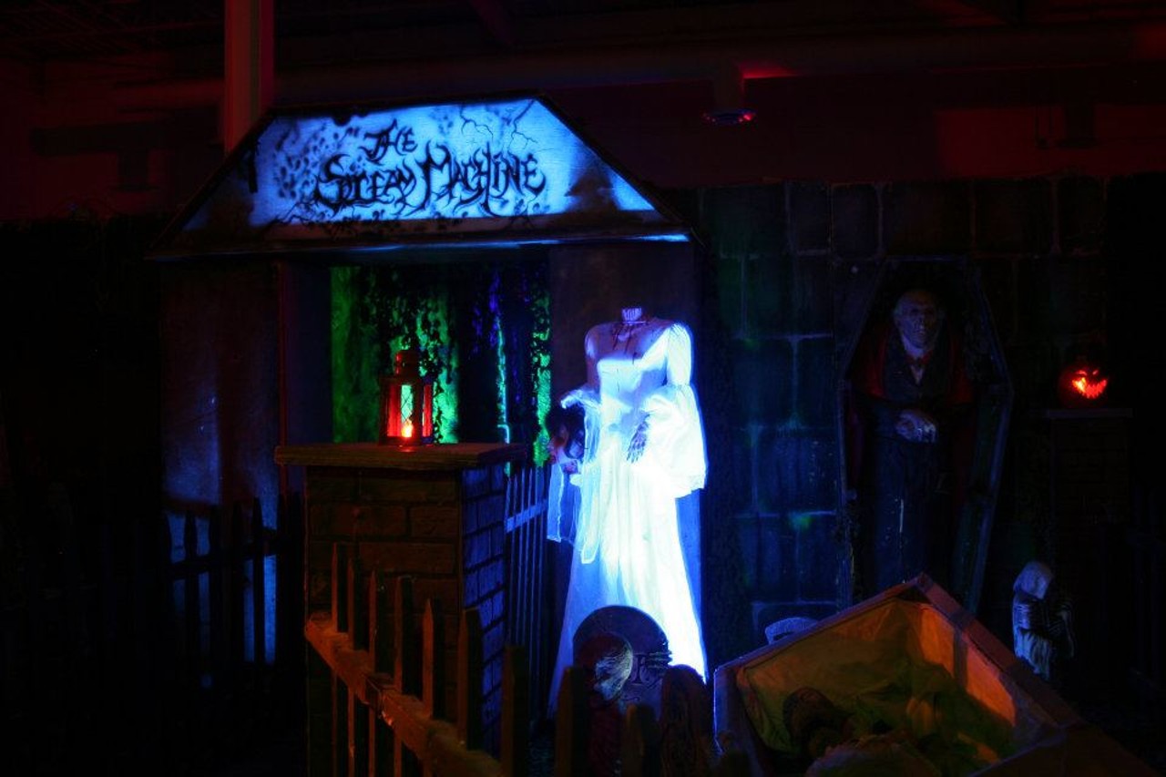 The Scream Machine
23131 Ecorse Rd, Taylor
734-309-0756
The Scream Machine wants to bring your worst nightmares to life as you travel through the haunted house. The evil Dr. Strach will frightened some as he makes you travel through an old cemetery filled with his experimental failures. Photo courtesy of Facebook