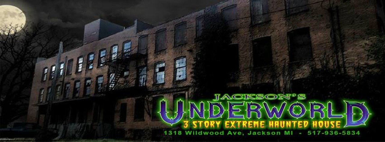 Jackson&#146;s Underworld
1318 Wildwood Ave, Jackson
517-936-5834
Offering over 115,000 square feet of fun, Jackson&#146;s Underworld is a four-story haunted house that will surely induce goosebumps on those looking to get scared. Photo courtesy of Facebook