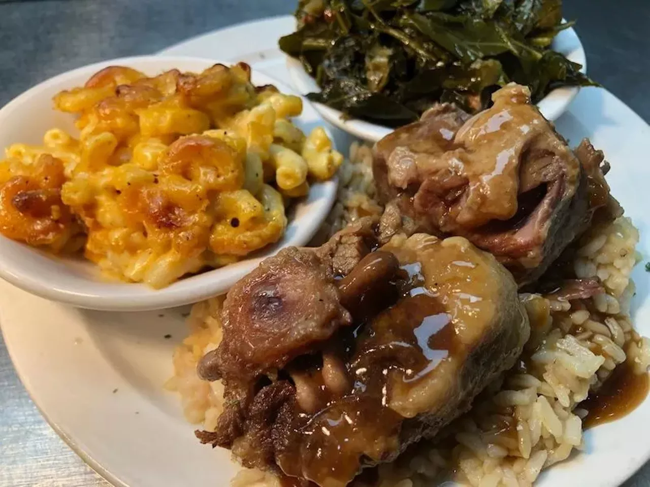 Cornbread Restaurant & Bar 29852 Northwestern Hwy., Southfield; 248-208-1680; cornbreadsoulfood.com First opened as Beans & Cornbread in 1997, this soul food favorite restaurant moved down the street and rebranded in 2021. It has earned numerous awards throughout the years for Best Soul Food in our Best of Detroit poll.