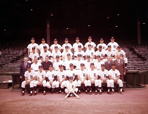 Team photo of the World Series Champion 1968 Detroit Tigers.
