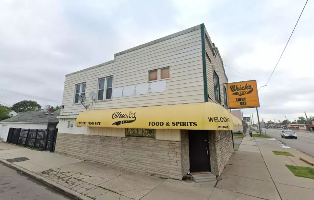 Chick&#146;s Bar 18550 W. Warren Ave., Detroit; 313-441-6055 This Detroit bar offers a Friday fish fry special and there is a wide variety of fish available: lake perch, cod, smelt, shrimp, scallops and frog legs. Photo via GoogleMaps