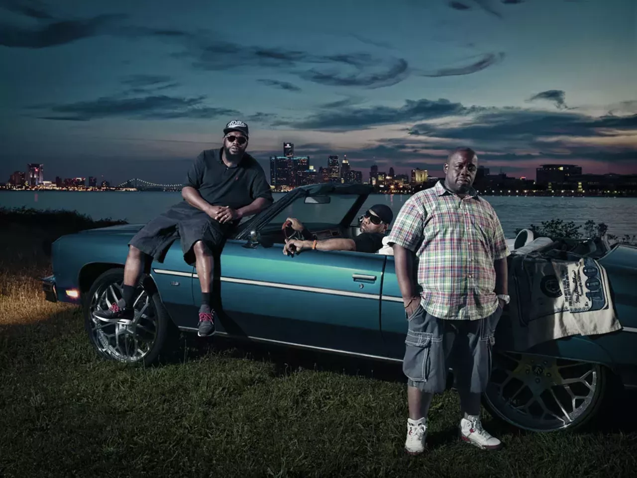 Guilty Simpson, Hex Murda, Phat Kat," Jenny Risher, 2015, pigment print. Detroit Institute of Arts
