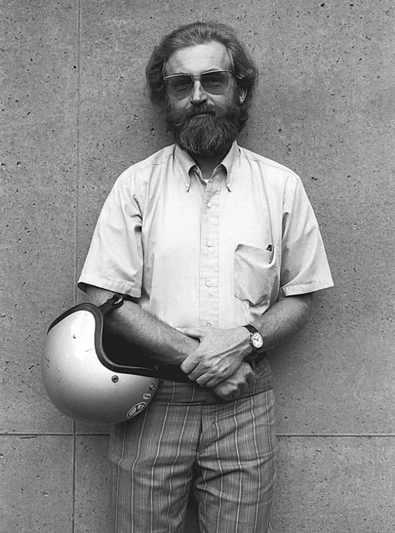 Portrait of photographer and inventor Max Scholz.