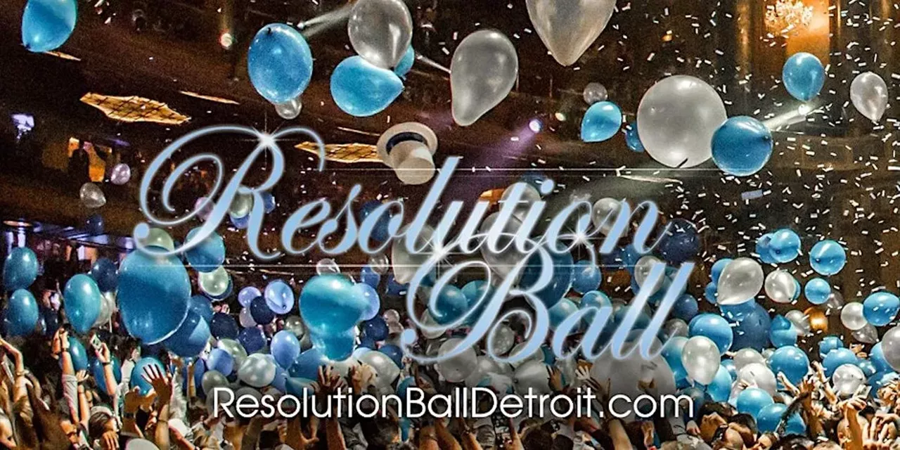 The Resolution Ball Masonic Temple | 8 p.m. | $40–$150+ Ring in the new year at The Resolution Ball, hosted in the stunning Crystal & Fountain Ballrooms of the historic Masonic Temple. Known as the Midwest’s premier NYE celebration, this event includes a ball drop and high-energy festivities. Guests can also book discounted rooms at Hotel Indigo Detroit, with complimentary shuttles for added convenience.