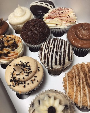 Yummy Cupcakes
    
    With a salted pretzel cupcake and a bazarre but delicious cupcake in a jar, this place is definetly a go to for a yummy cupcake 
    39566 Woodward Ave
    Bloomfield Hills
    (248) 494-4644