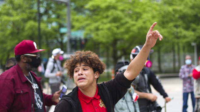 16-year-old protester helped prevent a potentially violent clash between protesters and Detroit cops