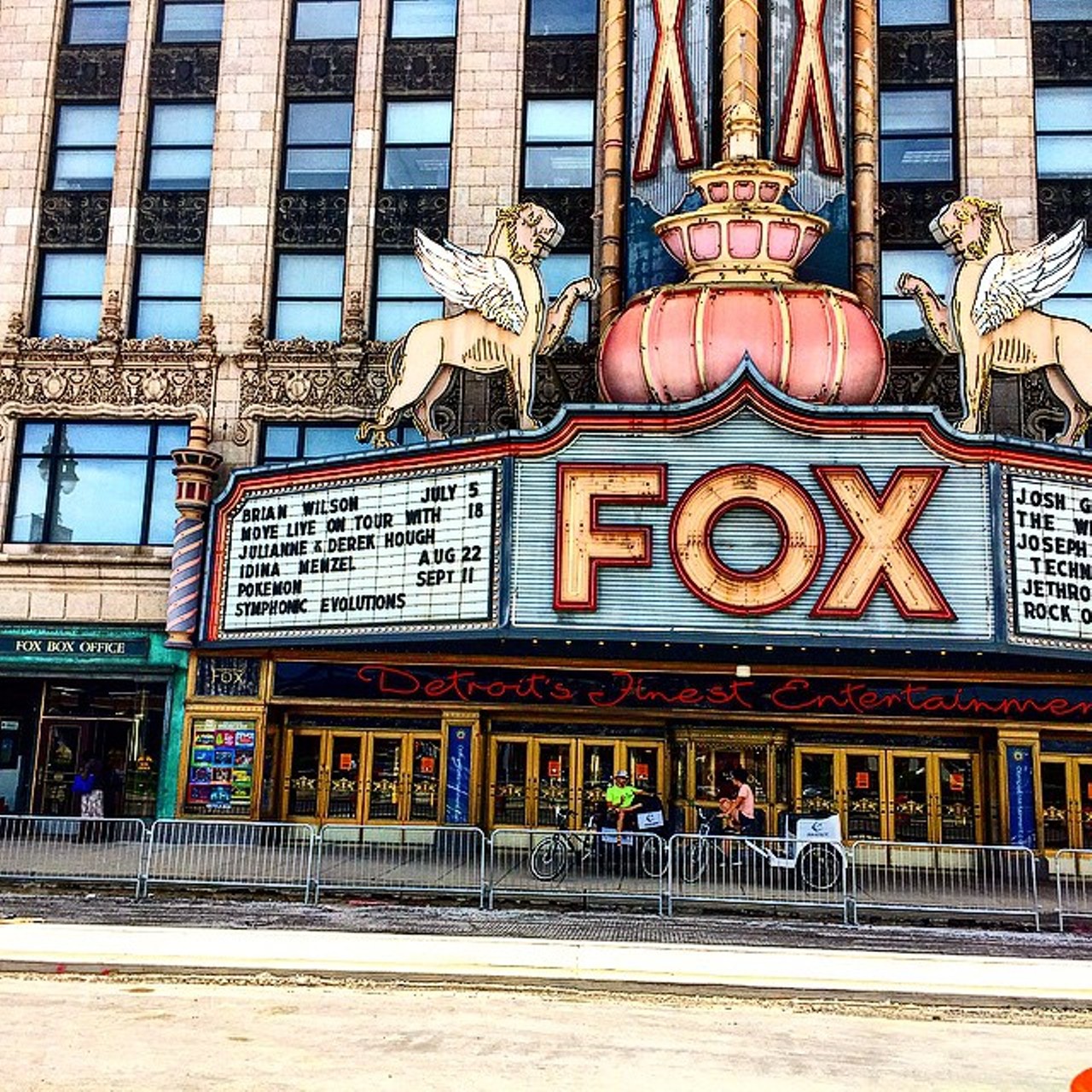 The Fox Theater
For those wanting a truly movie-worthy make out, head to the Fox Theater. One of five Fox Theaters in the U.S., the Detroit Fox Theater was the premier movie viewing place and continues to host a variety of shows and acts. Can&#146;t afford to see a show inside? No worries, just swap spit underneath the giant marquee; 2211 Woodward Ave., olympiaenertainment.com/fox-theatre. (Photo courtesy of Instagram user keith_hasting)
