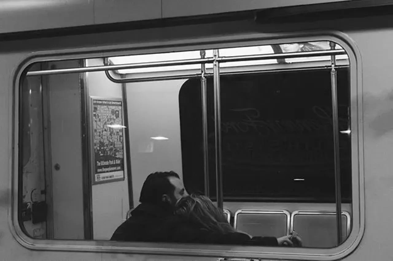 People Mover As Flo Rida sings, &#147;You spin my head right round, right round.&#148; Definitely a different context in our case, but who wouldn&#146;t love making out while making circles around Downtown Detroit? At 75 cents per ride, if you&#146;re on a budget, this is the best place to snuggle up with your date (or maybe a stranger, though we wouldn't suggest that), and snog while getting an above ground view of the city. thepeoplemover.com; Operates Monday - Thursday 6:30 a.m. - midnight, Friday 6:30 a.m. - 2 a.m., Saturday 9 a.m. - 2 a.m., Sunday noon - midnight. (Photo courtesy of Instagram user chatwotimes)