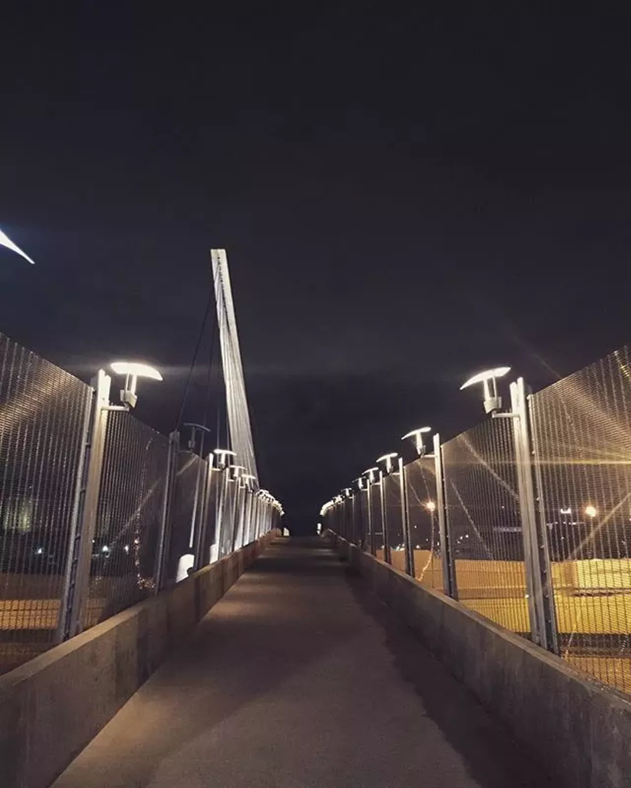 Bagley Pedestrian Bridge Bag some besos at the Bagley Pedestrian Bridge. Hovering over I-94 and I-75, the bridge serves as a walkway from Detroit to Mexicantown. It offers a great view of the Detroit skyline, the Ambassador Bridge and Mexicantown: 2835 Bagley St. (photo courtesy of Instagram user a.elizabethrose)