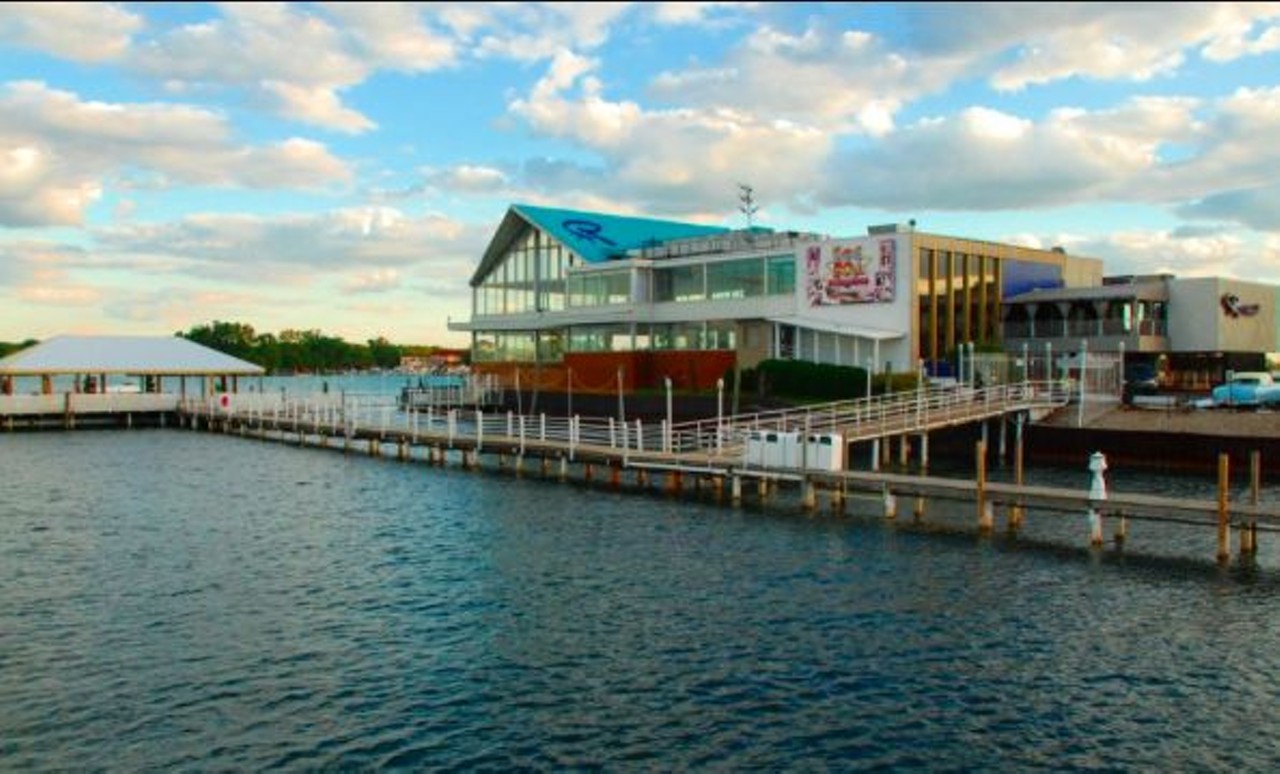 Roostertail
100 Marquette Drive, Detroit
Situated on the bank of Lake St. Clair and the Detroit River, this waterfront venue has floor to ceiling windows that offer spectacular views. The Roostertail is known for its memorable parties and private events, but you can also check out some of their special events to dine at that are open to the public.
Photo via Roostertail Yelp