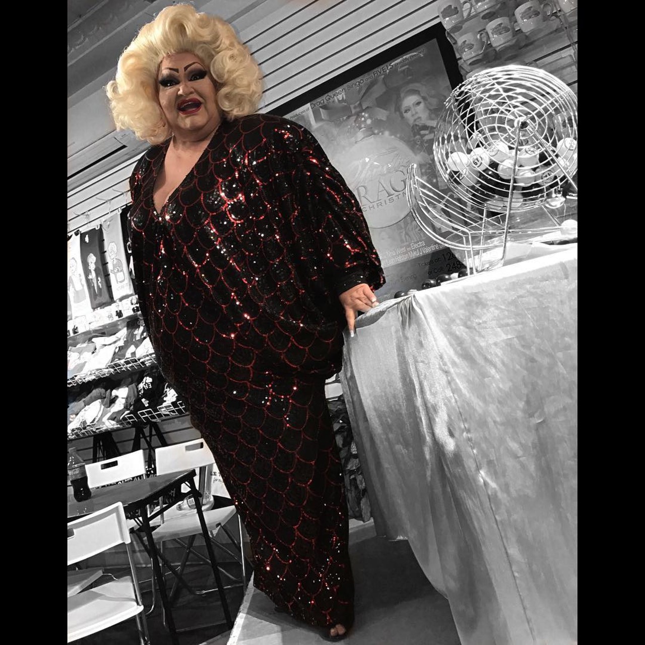 Five15 Media, Mojo and More - 8 years and running, Five 15 hosts drag queen bingo every Thursday, Friday, Saturday and Sunday for brunch. Admission is $20 all days except Sunday which is $30 for the included brunch buffet. Address is 515 South Washington Avenue Royal Oak, Michigan, 48067. https://five15.net/. Photo.