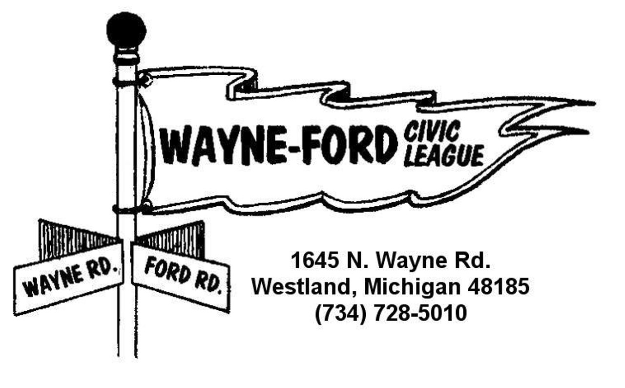 Wayne Ford Civic League - Hosts Bingo 6 days a week at 1661 North Wayne Rd.,
Westland, MI 48185. Photo.