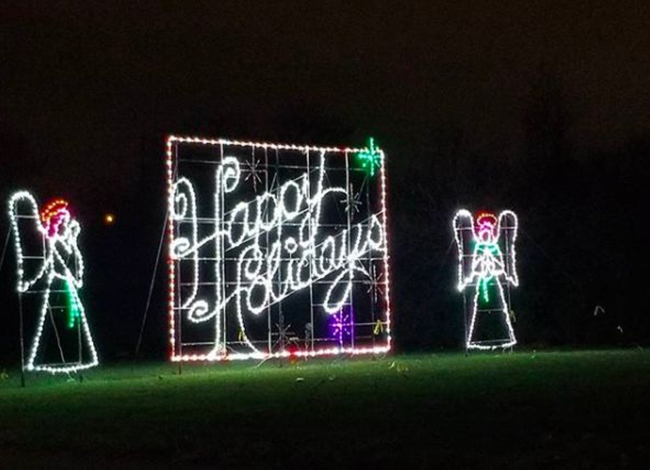 Lightfest at Hines Park
Hines Park, 7651 Merriman Rd., Westland; 734-261-1990
More than 47 giant animated displays will be up for the Midwest&#146;s largest and longest light show &#151; the drive is approximately 4.5 miles long. The Lightfest runs until Dec. 31. and is $5 cash per vehicle. 
Photo via Instagram user @1bellatmarie