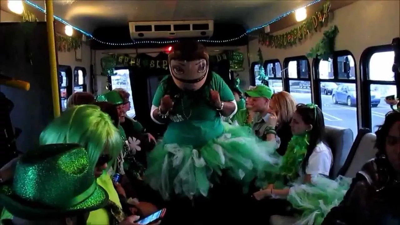  Ride around in style on the St. Patty's Parade Party Bus Roundtrip motor coach party buses from Blackfinn (Royal Oak) and Tilted Kilt (Novi) to Corktown for as much &#147;luck o&#146; the Irish&#148; as you can handle in one day (Sunday 3/13). Buses are loaded with complimentary Labatt Blue Light, Tito's Handmade Vodka cocktails and non-alcoholic beverages. Feel free to BYOB! $50. stpattyspartybus.thesocialconnectionevents.com, 248-543-1000.